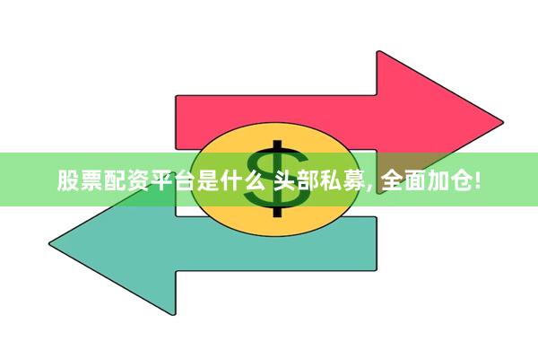 股票配资平台是什么 头部私募, 全面加仓!